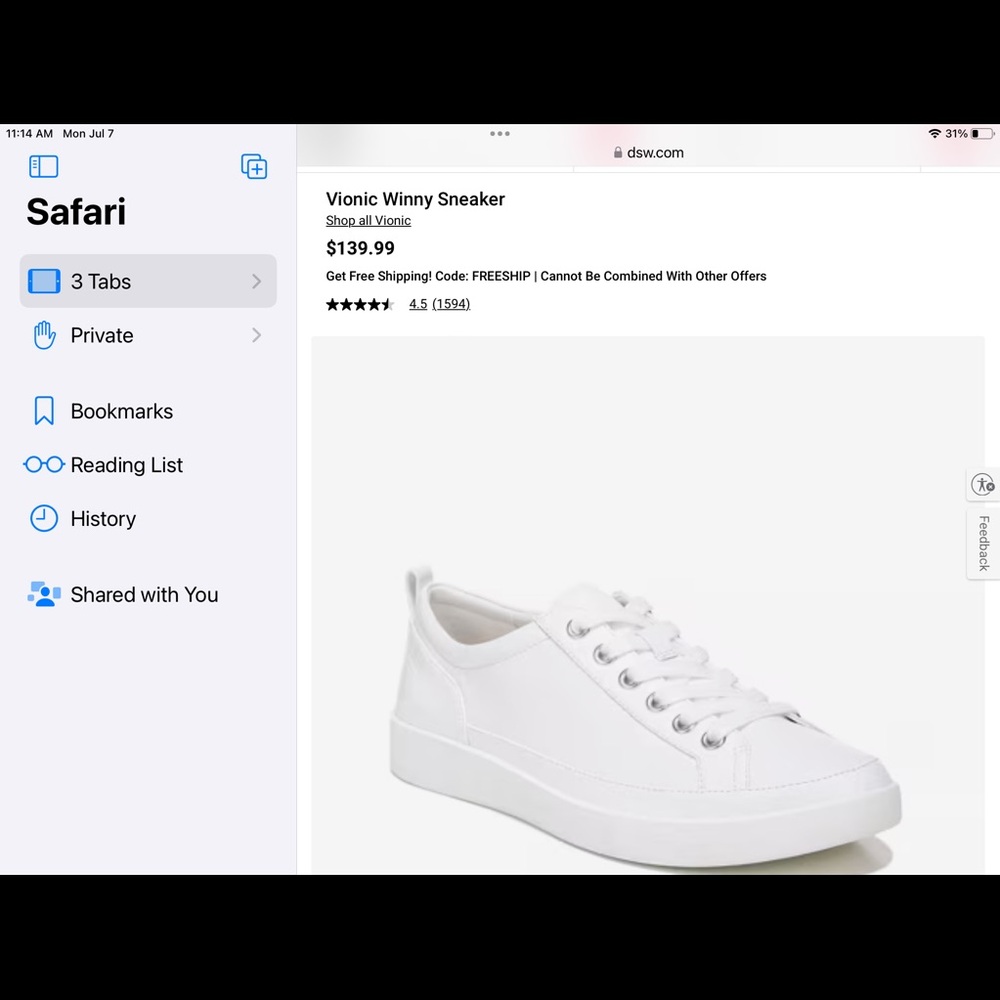 Vionic Winny sneaker